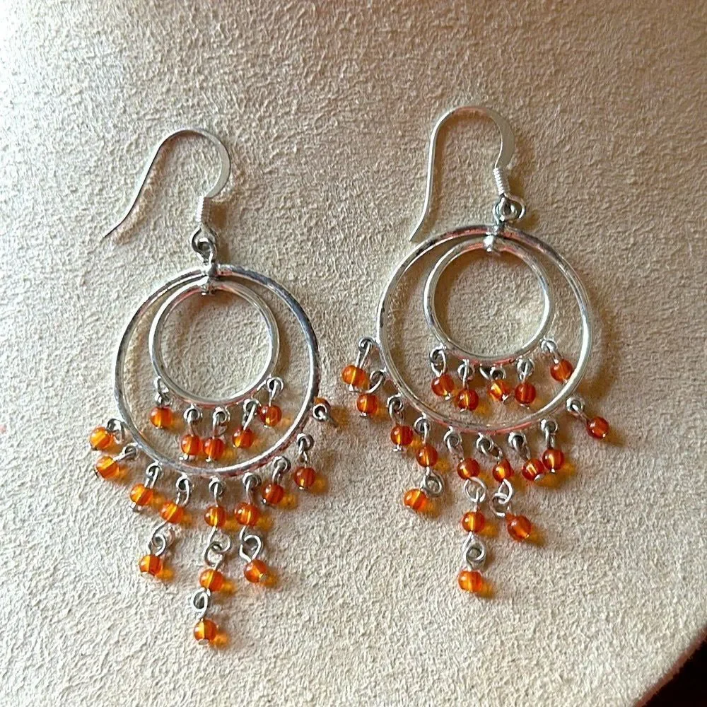 Beaded Chandelier Earrings!